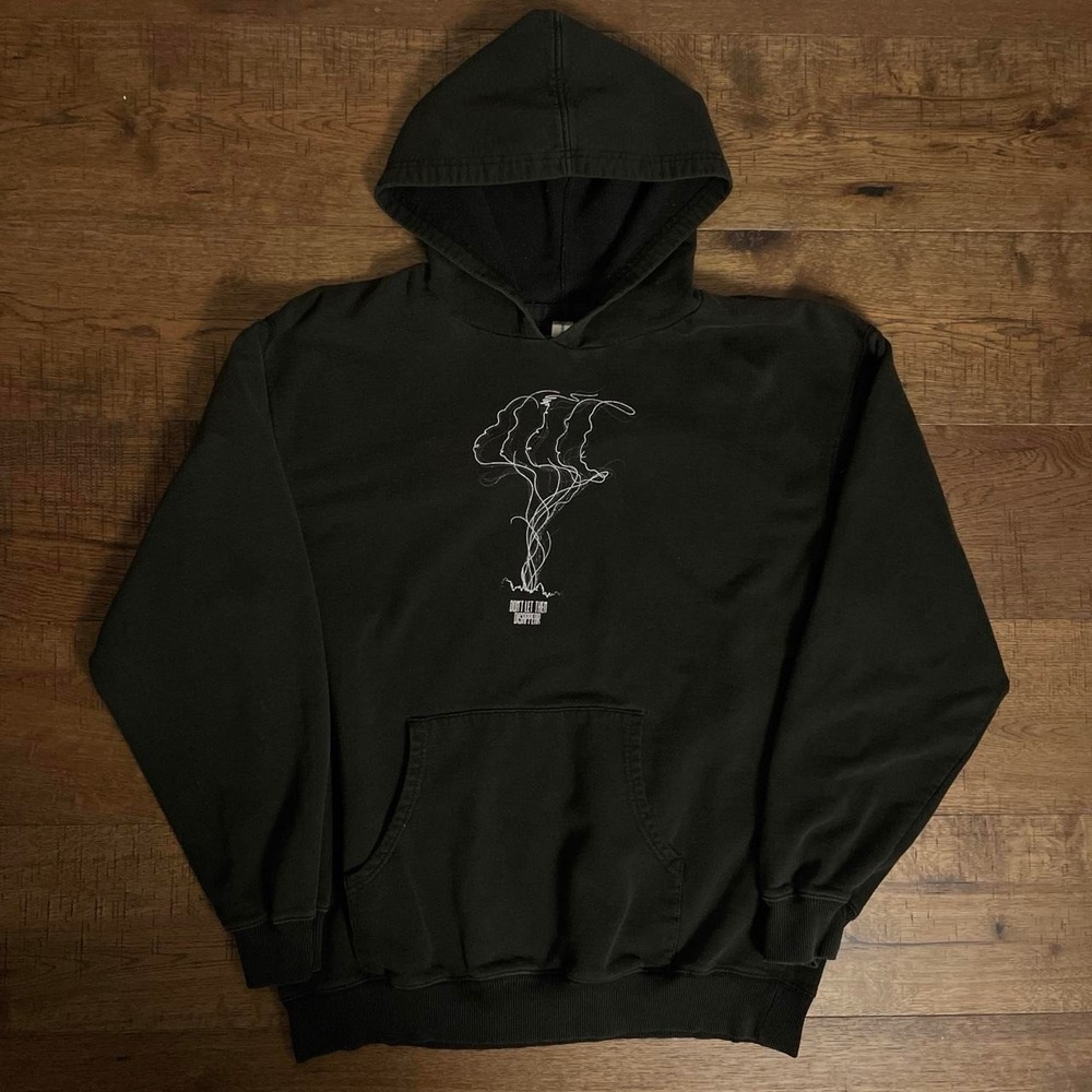 econscious Hoodie Mens XL Black Eco Conscious Don't Let Them Disappear Graphic